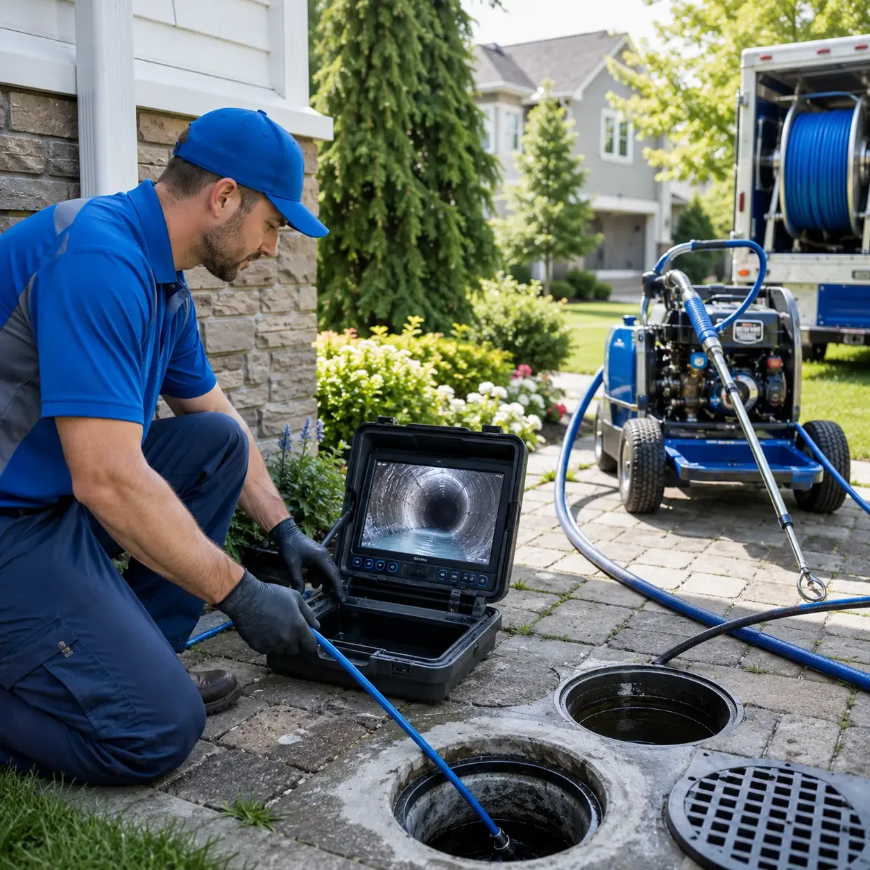 Outdoor drain cleaning professionals serving Yorktown, VA